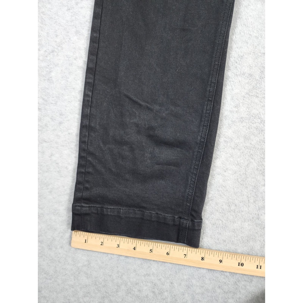 Everlane Women's Black Cropped Straight Regular Denim Jean Size‎ 6 High Waisted - Picture 8 of 11